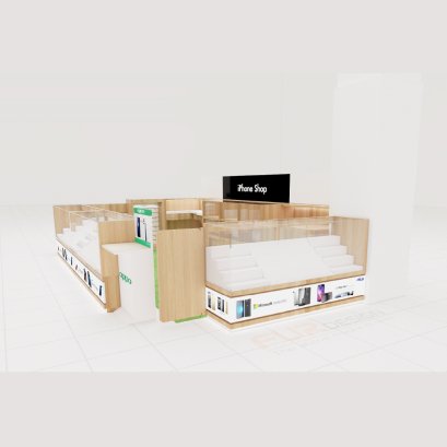 ออกแบบร้าน ตกแต่งร้าน iphone shop ตึกคอม จ.อุดรธานี 